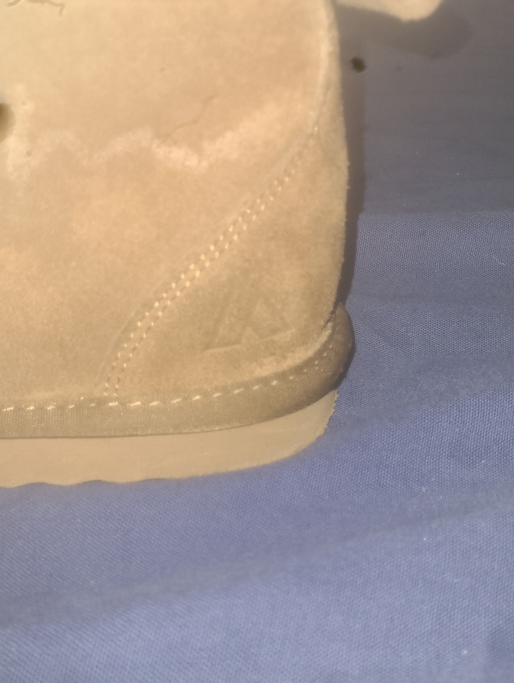 Alpine Suede Ankle Boots in Light Beige